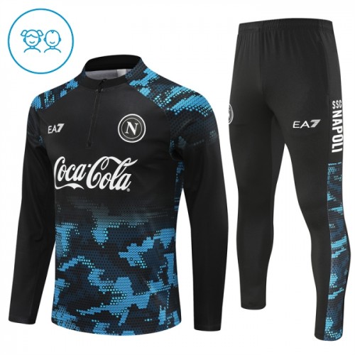 SSC Napoli Niño Sudadera De Entrenamiento 1/4-Zip 2024-25 Armada SSC Napoli Niño Sudadera De Entrenamiento 1/4-Zip 2024-25 Armada
